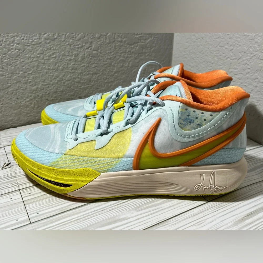 Nike‎ Kyrie 8 Eagle men's basketball sneaker shoe blue Yellow size 13 NWOT